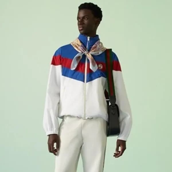구찌 남성 베이직 블루 집업 자켓- Gucci Mens Blue Jacket - gu103… - 1