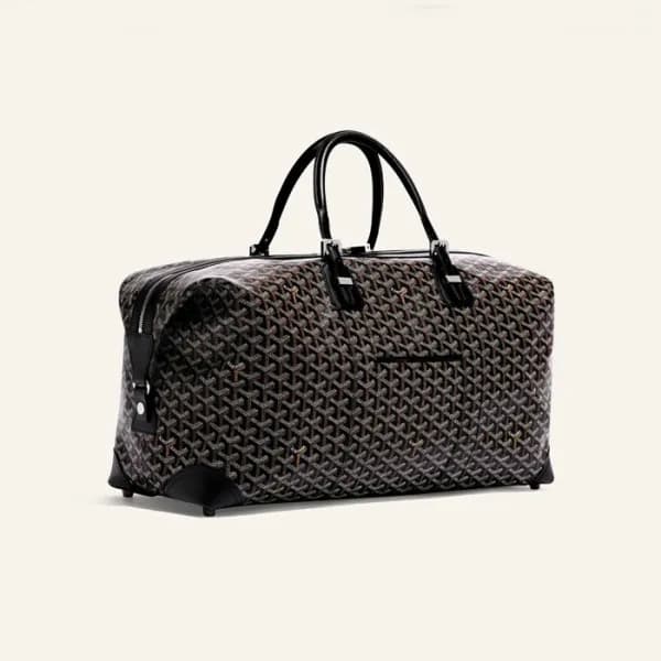고야드 남성 블랙 키폴 - Goyard Mens Black Keepall - go27x - 1