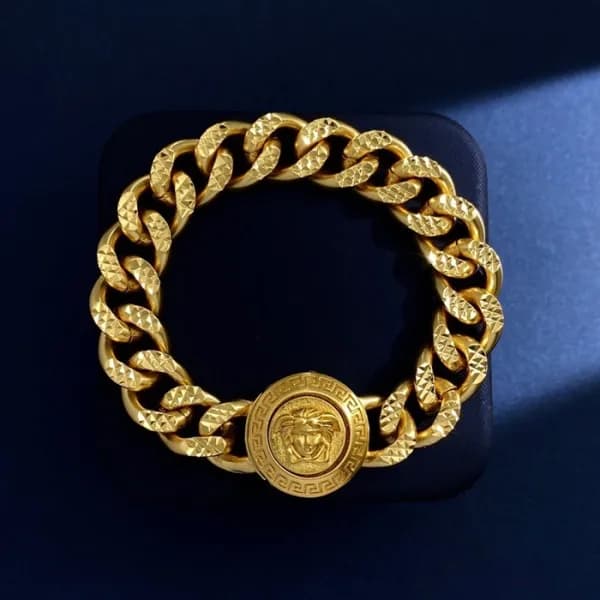 베르사체 여성 옐로우 골드 팔찌 - Versace Womens Yellow Gold Ban… - 1