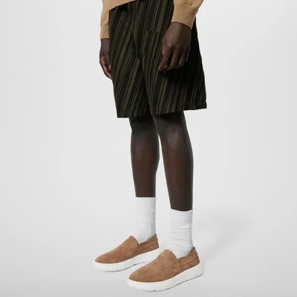루이비통 남성 모던 카멜 로퍼 - Louis vuitton Mens Camel Loafer… - 1