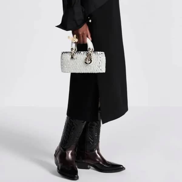 디올 여성 화이트 디조이 백 - Dior Womens White D-Joy Bag - di… - 1