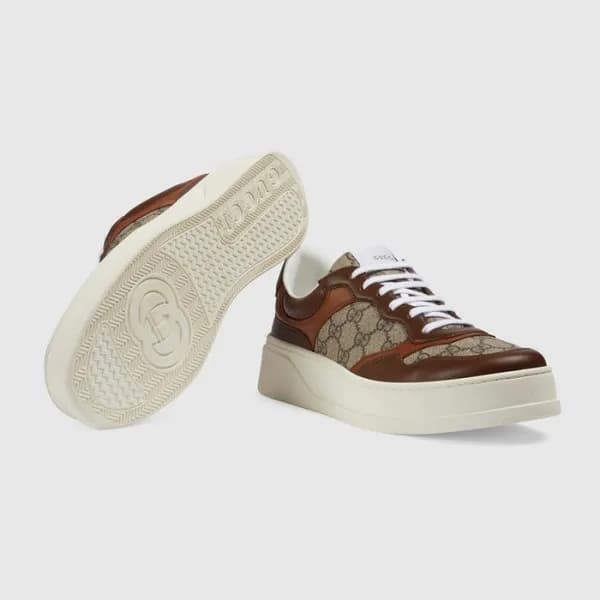 구찌 남/녀 카멜 스니커즈 - Gucci Unisex Camel Sneakers - gus… - 1