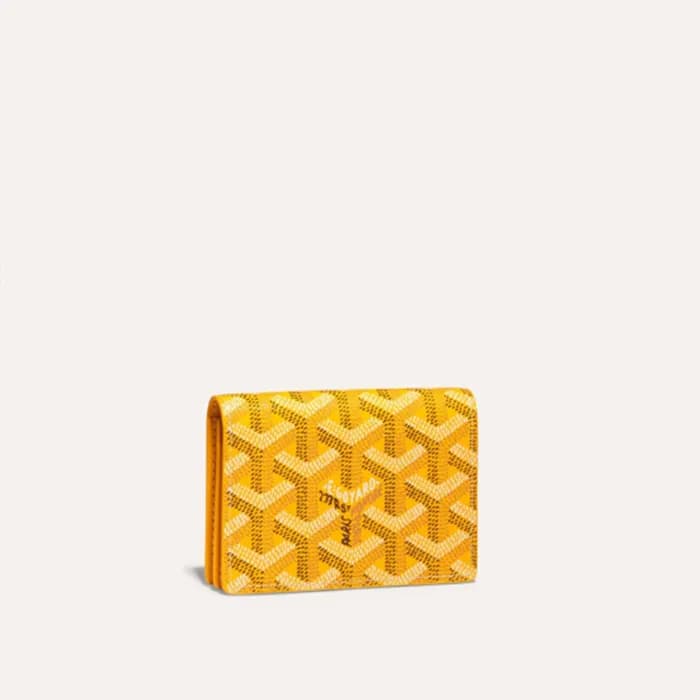 고야드 남/녀 옐로우 말쉐르브 카드 홀더- Goyard Unisex Malesherbes … - 1