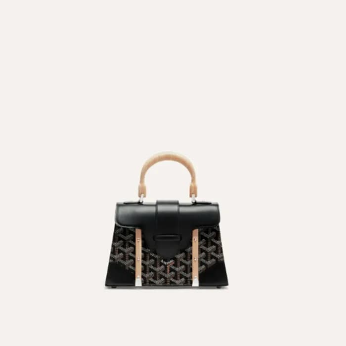 고야드 여성 블랙 스트럭쳐 사이공 백 미니 - Goyard Womens Mini Struc… - 1
