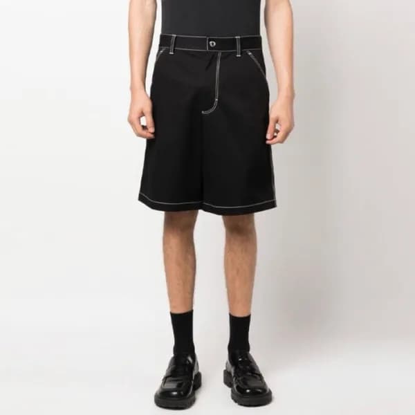 프라다 남성 블랙 반바지 - Prada Mens Black Half-pants - prc4… - 1