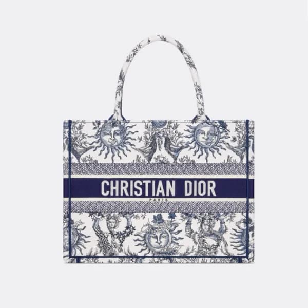 디올 여성 네이비 북토트 - Dior Womens Navy Book Tote - dib15… - 1