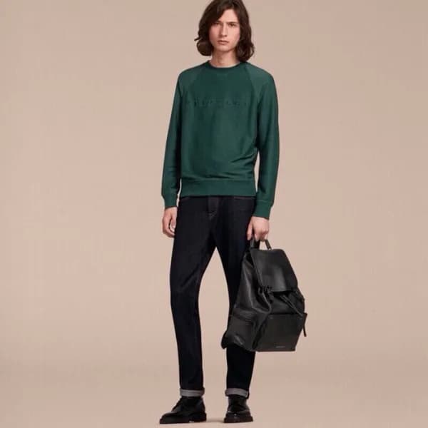 버버리 남성 블랙 백팩 - Burberry Mens Black Backpack - bub2… - 1
