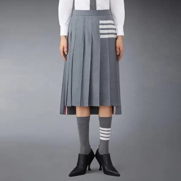 톰브라운 여성 그레이 스커트 - Thom Browne Womens Gray Skirts -… - 1