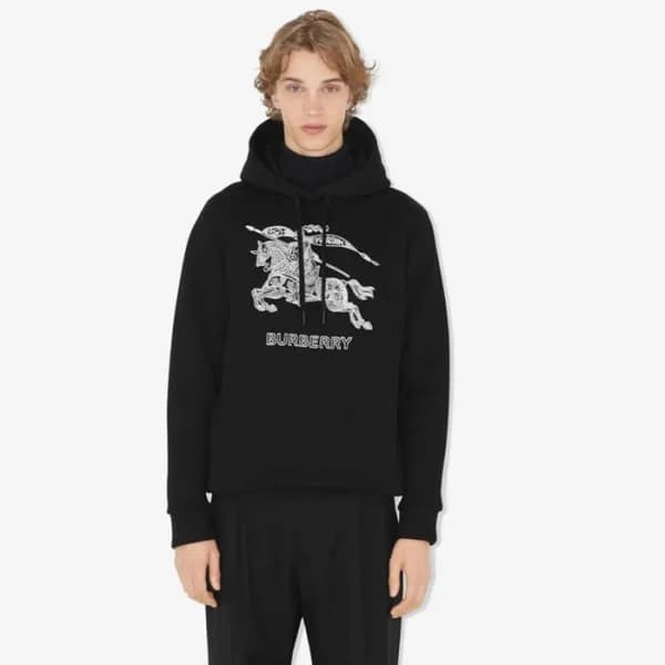 버버리 남성 베이직 후드티 - Burberry Mens Basic Hoodie - buc3… - 1
