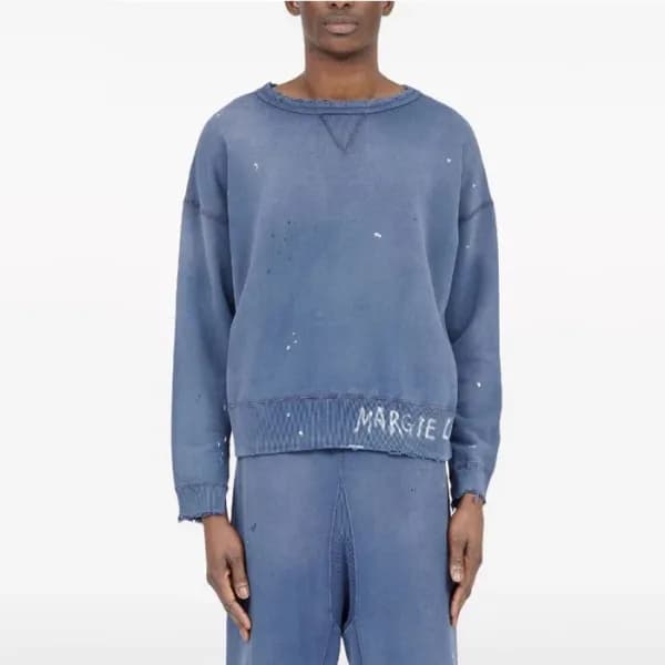 메종 마르지엘라 남성 라운드 맨투맨 - Maison Margiela Mens Round T… - 1