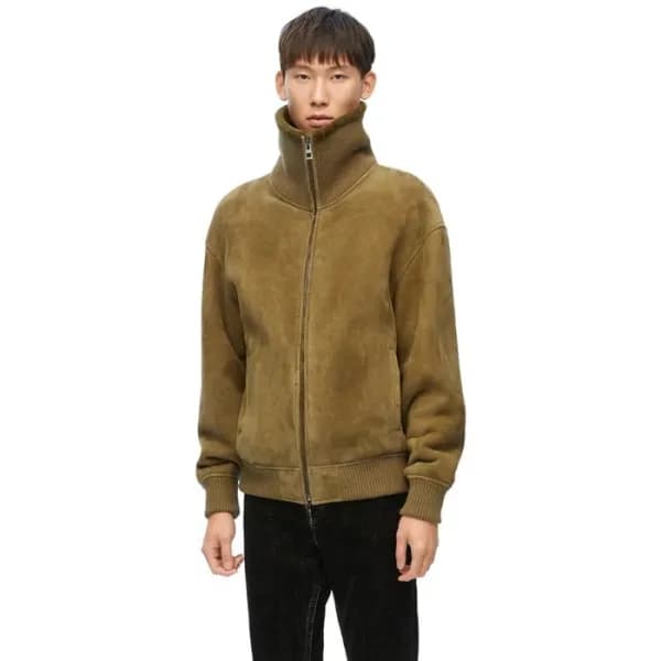 로에베 남성 가죽 자켓 - Loewe Mens Leather Jacket - loc4340… - 1