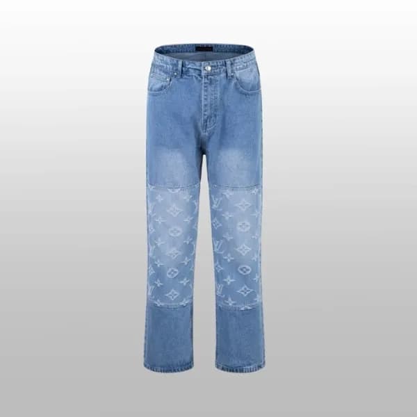 루이비통 남성 클래식 청바지 - Louis vuitton Mens Classic Jeans… - 1