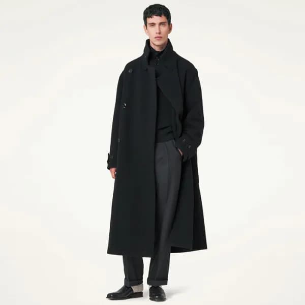 르메르 남성 클래식 코트 - Lemaire Mens Classic Coat - lec471…
