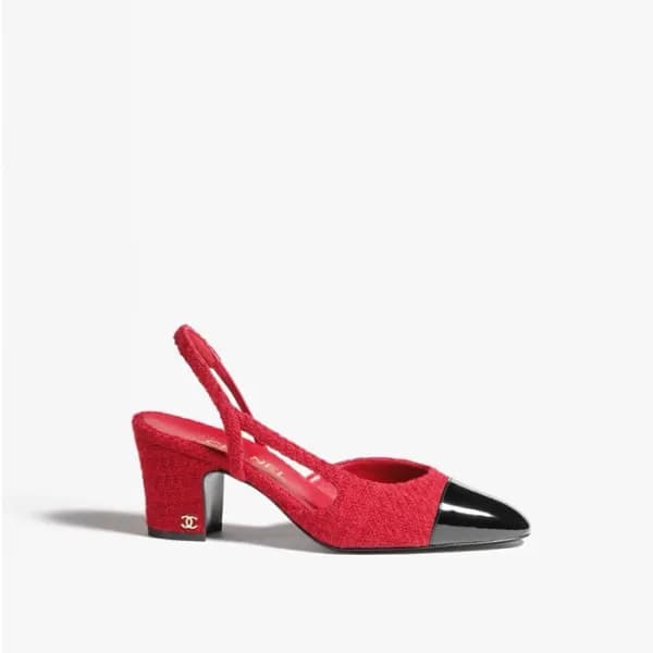 샤넬 여성 미들힐 슬링백 - Chanel Womens Middle Heel Slingbac… - 1