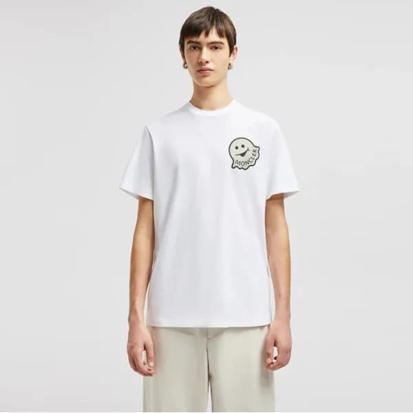 몽클레어 남성 라운드 반팔 티셔츠 - Moncler Mens Round Tshirt - m… - 1
