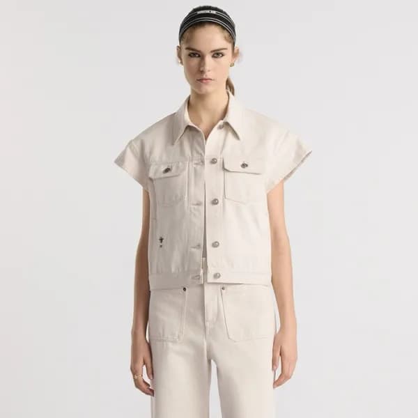 디올 여성 캡 슬리브 재킷 - Dior Womens Cap Sleeve Jacket - d… - 1