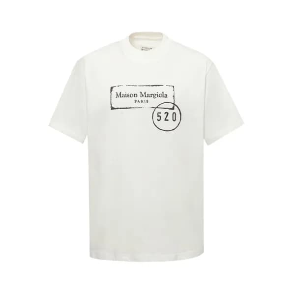메종 마르지엘라 남성 라운드 반팔 티셔츠 - Maison Margiela Mens Roun… - 1