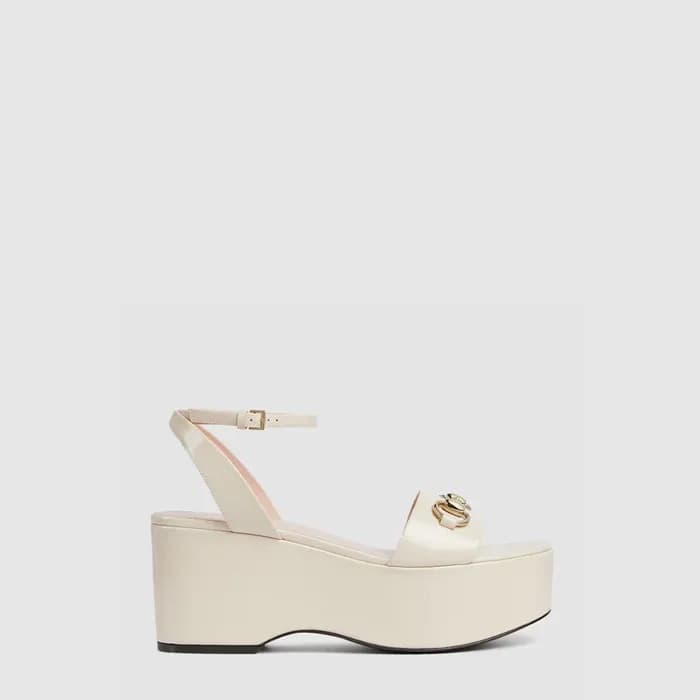 구찌 여성 홀스빗 플랫폼 샌들 - Gucci Womens Horsebit Platform … - 1