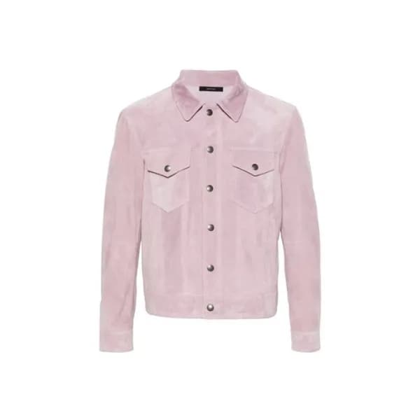 톰포드 남성 가죽 자켓 - Tom Ford Mens Leather Jacket - toc8… - 1