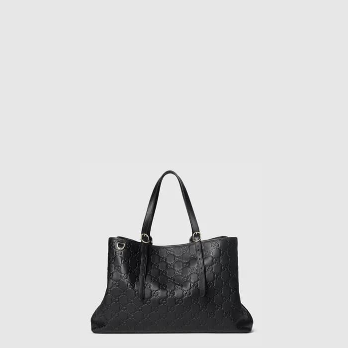 구찌 여성 GG 엠블럼 라지 토트백 - Gucci Womens GG Emblem Large… - 1