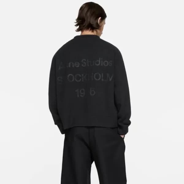 아크네 남성 라운드 긴팔티 - Acne Mens Round Tshirt - anc13209… - 1