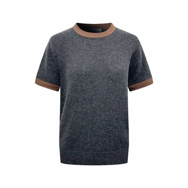 프라다 여성 라운드 반팔티 - Prada Womens Round Tshirt - prc14… - 1