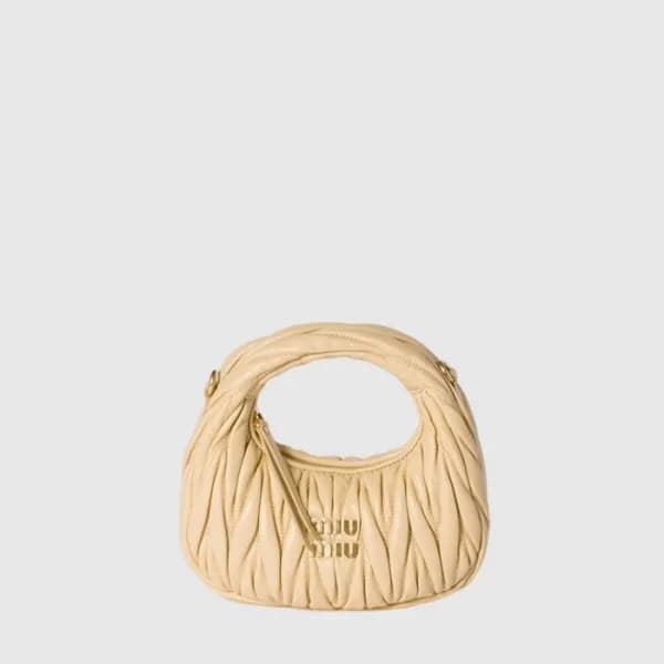 미우미우 여성 완더 마테라쎄 호보 미니 백 - Miumiu Womens Wander Mat… - 1