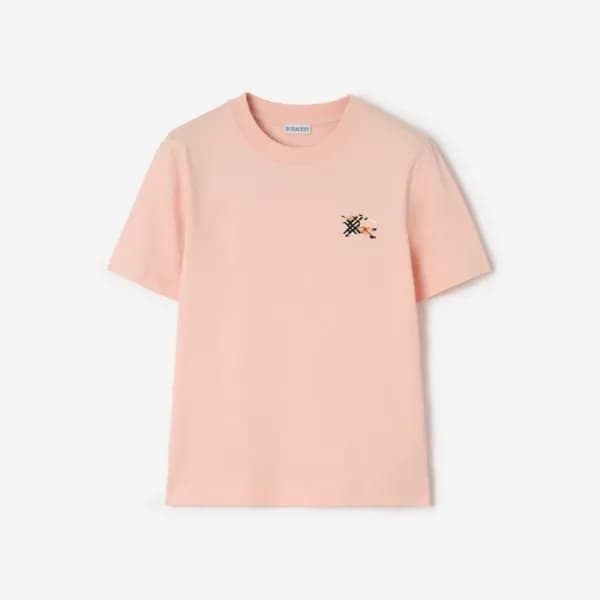버버리 여성 반팔 티셔츠 - Burberry Womens Round Tshirt - buc… - 1