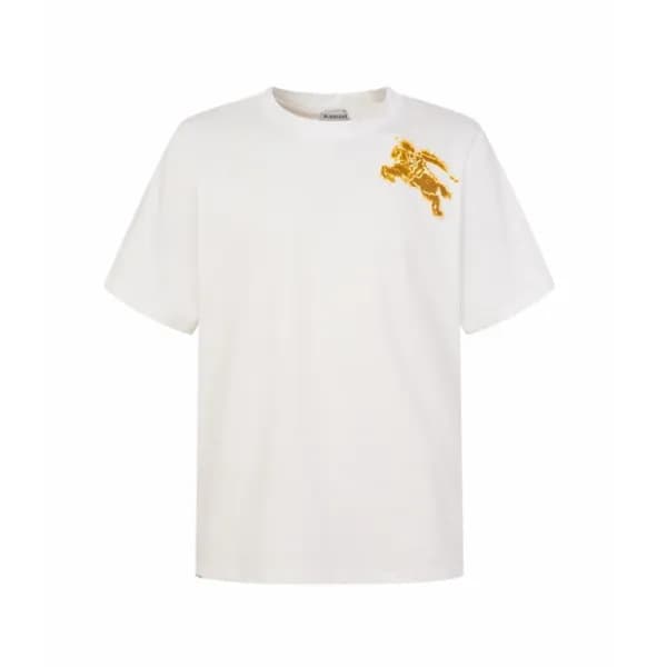 버버리 남성 라운드 반팔 티셔츠 - Burberry Mens Round Tshirt - b… - 1