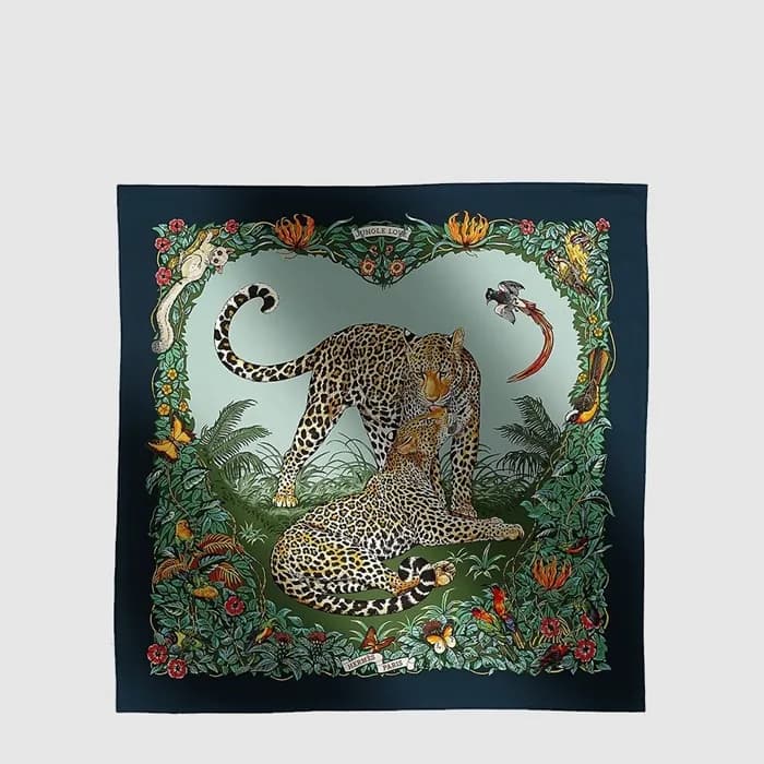에르메스 여성 정글 러브 포에버 스카프 - Hermes Womens Jungle Love Forever Scarf - acc9004x - 1