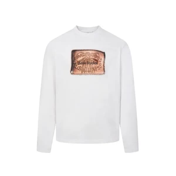 아크네 남성 라운드 긴팔티 - Acne Mens Round Tshirt - anc17495x - 1
