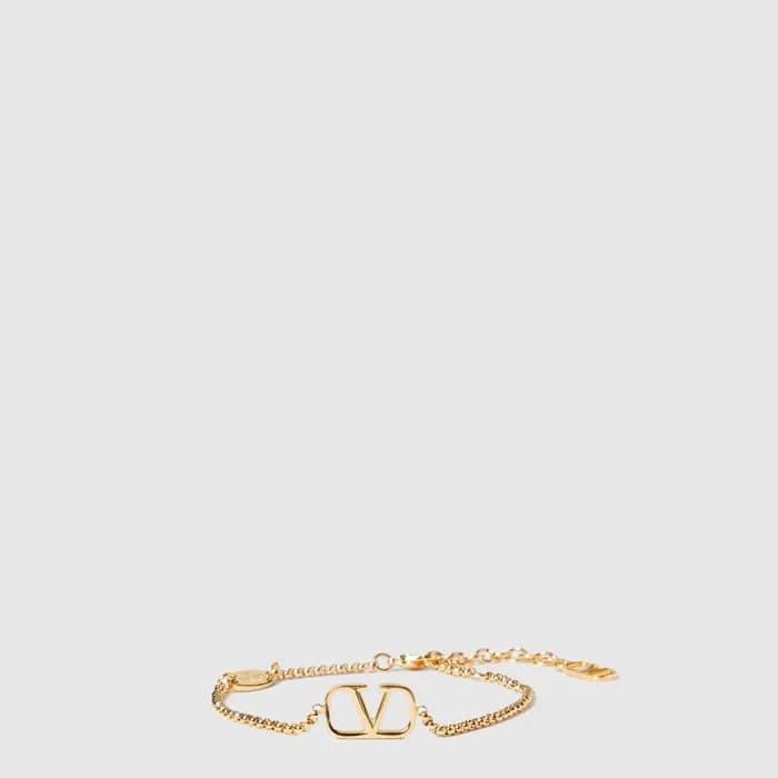 발렌티노 여성 브이로고 시그니처 메탈 브레이슬릿 - Valentino Womens V-Logo Signature Metal Bracelet - acc10416x - 1