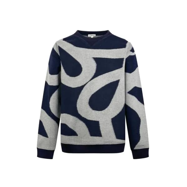 로에베 남성 라운드 스웨터 - Loewe Mens Round Sweater - loc17661x - 1