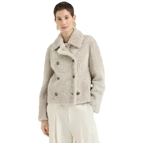 브루넬로쿠치넬리 여성 가죽 자켓 - Brunello Cucinelli Womens Leather Jacket - brc18474x - 1