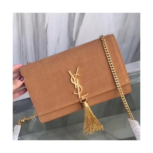 Saint Laurent Women Tassel Chain Satchel Shoulder … - 1