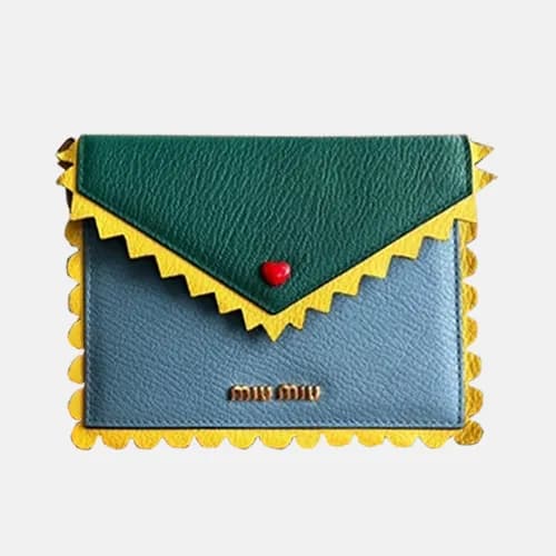 2018/19 MiuMiu Ladies Madras Love Pouch 5M F001 - … - 1
