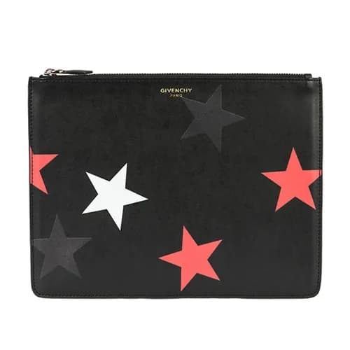 Givenchy Leather Multi Star Clutch Bag,30.5cm - 지방… - 1