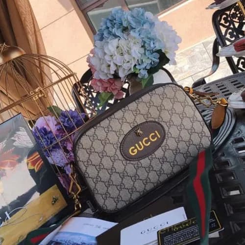 Gucci GG Supreme Logo Shoulder Cross Bag,23CM - 구찌… - 1
