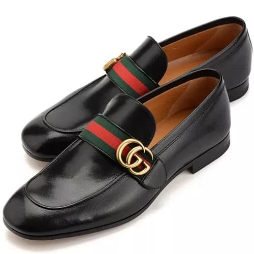 Gucci 2018 GG Leather Loafer - 구찌 GG웹 가죽로퍼 GUC03… - 1