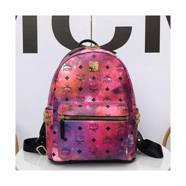 MCM Stark Leather Back Pack,17/21/26/34cm - 엠씨엠 스타… - 1