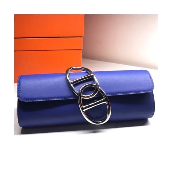 Hermes Egee Swift Leather Clutch Bag - 에르메스 에게 스위… - 1