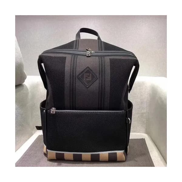 Fendi Back Pack ,40CM - 펜디 남성용 백팩 FENB0049,40CM,블… - 1