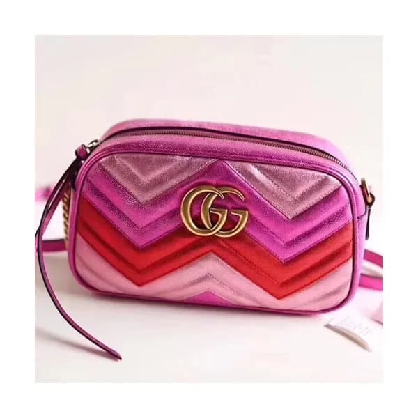 Gucci Marmont Matlase Camera Shoulder Bag,24CM - 구… - 1