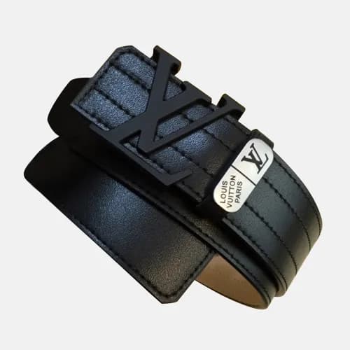 Louis vuitton 2019 Mens Initial Logo Leather Belt … - 1