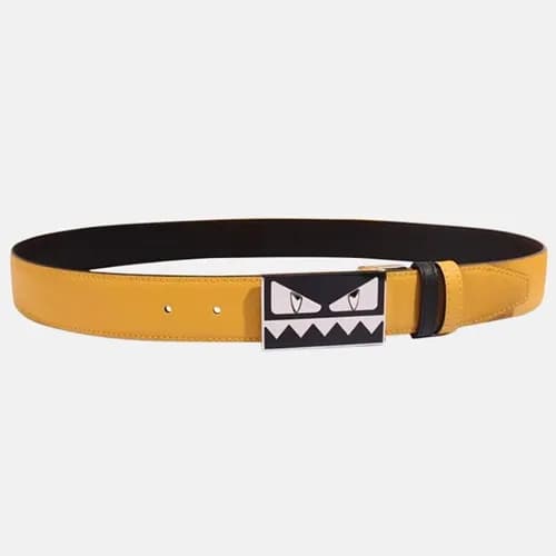 Fendi 2019 Mens Reversible Bag Bugs Eyes Buckle Le… - 1