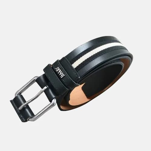 Bally 2019 Mens Classic Buckle Business Leather Be… - 1
