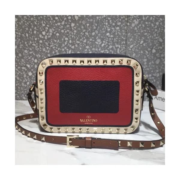 Valentino 2019 Leather Camera Small Shoudler Bag,2… - 1