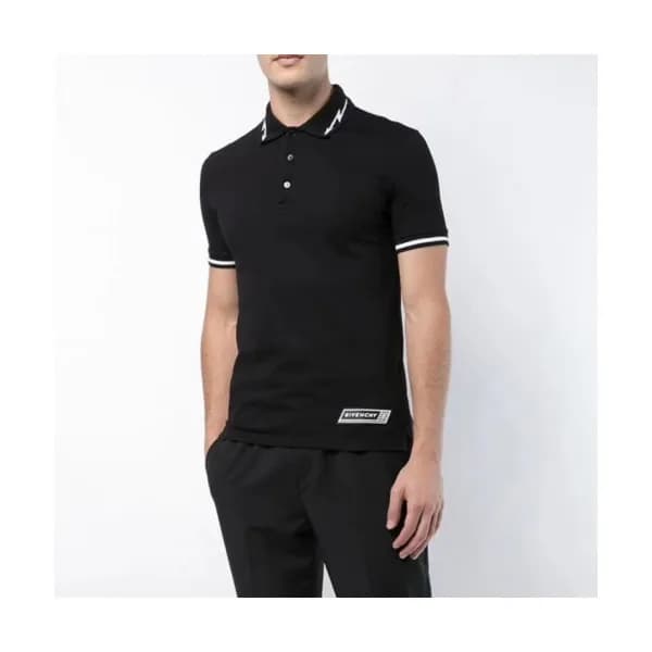 Givenchy 2019 Mens Logo Polo Cotton Short Sleeved … - 1