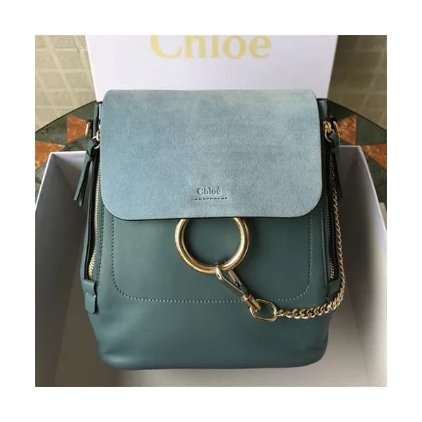 Chole 2019 Faye Leather Tote Shoulder Bag / Back P… - 1