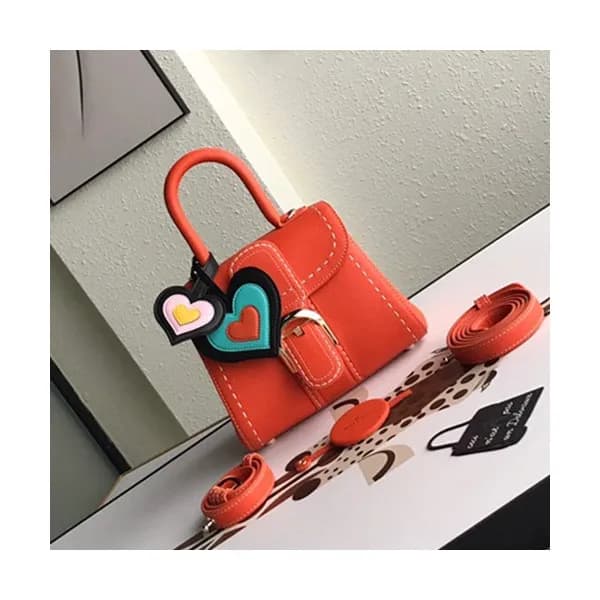 Delvaux 2019 Leather Tote Shoulder Bag,20CM - 델보 2… - 1